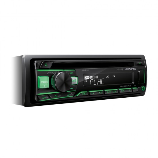 ALPINE CDE-201R - Radijo imtuvas su CD ir USB